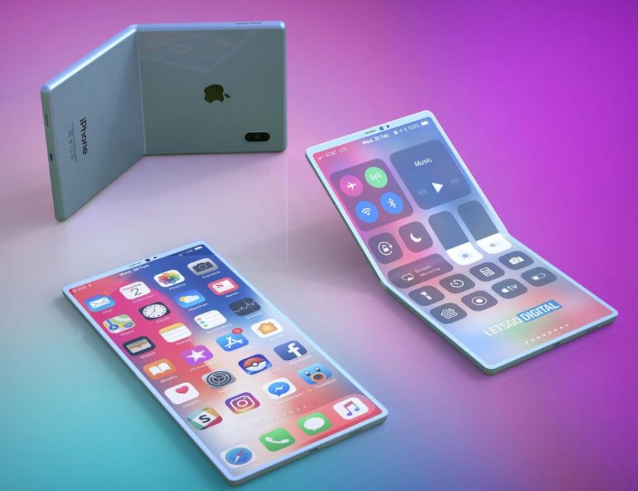 LetsGoDigital Brings Exclusive 3D Renders From Foldable iPhone Patent