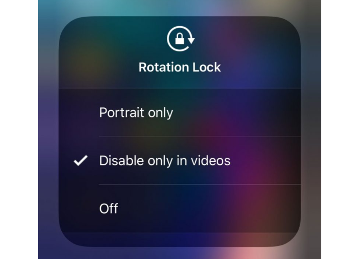SmartRotate: a Video-Friendly Rotation Lock for Your iPhone