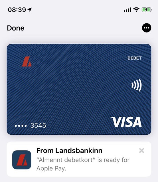 Apple Pay Launches in Iceland