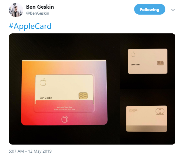 Apple Employees Starting to Receive Apple Cards