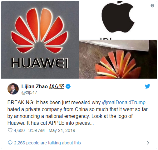 Huawei Propagandists Attack Apple While Using iPhone