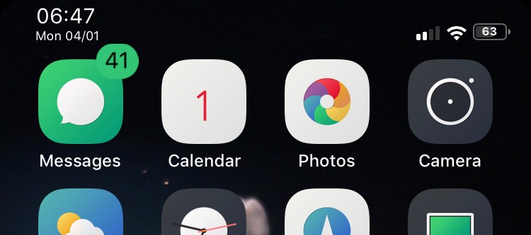 How to add a Percentage Display to the iPhone X Series Battery Icon?
