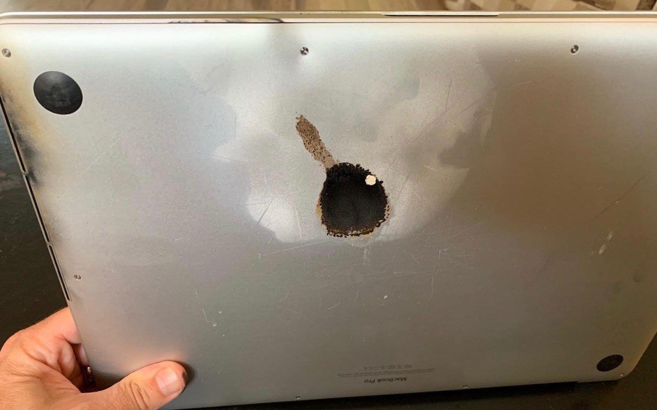 MacBook Pro User Shares Images of Fire-damaged Laptop Amid Apple’s Recall Program