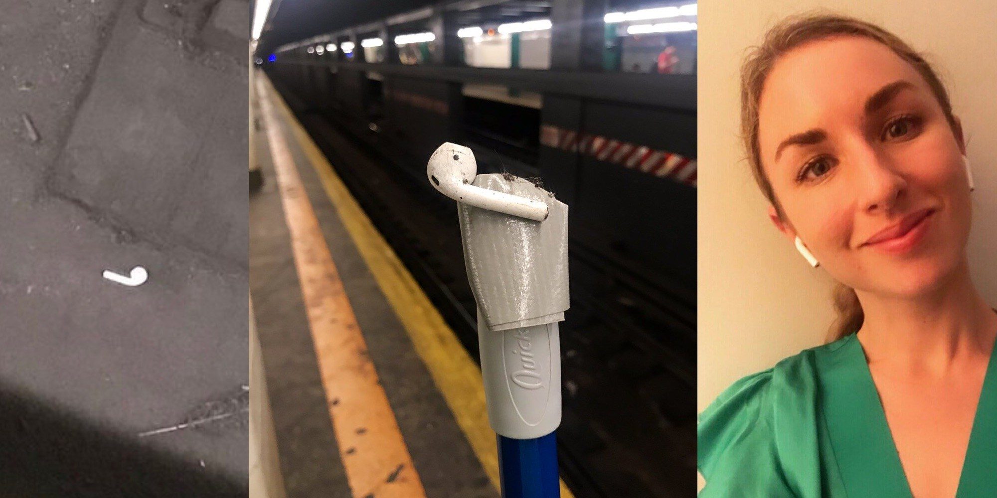 What Happens When an AirPod Gets Lost in a NYC Subway Station? 