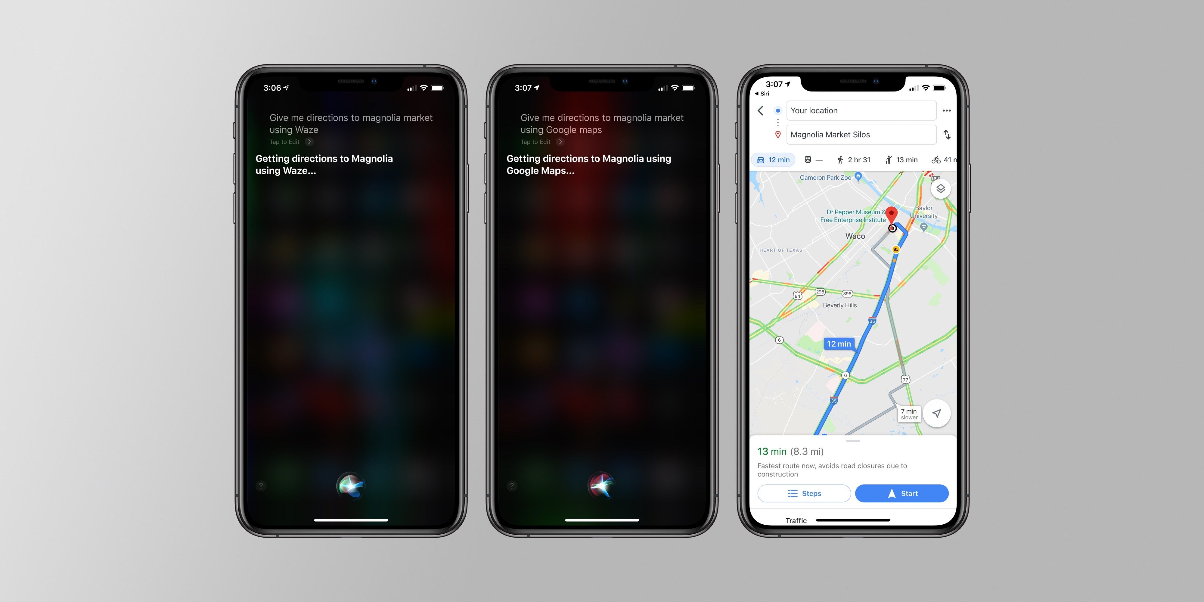Google Maps, Waze, and Pandora now work Natively with Siri on iOS 13