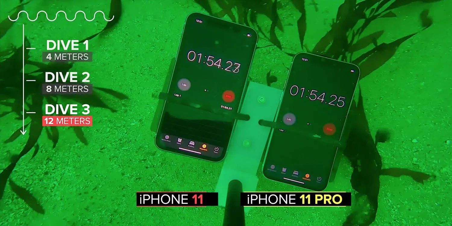 Ultimate iPhone 11 Waterproof Test Uses Underwater Drone to Dive 39 feet