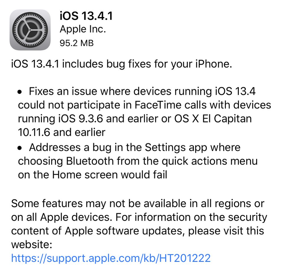 Apple Releases iOS 13.4.1: Surprise Update With Important Fixes