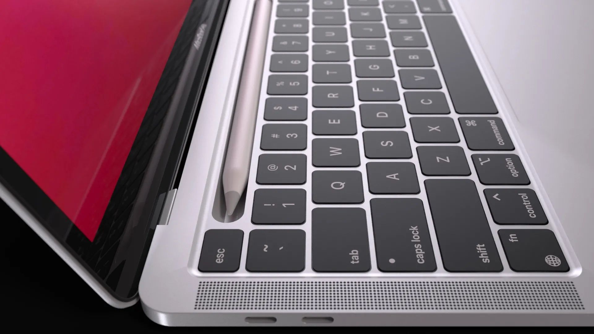 Concept Replaces MacBook Pro’s Touch Bar With Apple Pencil Dock