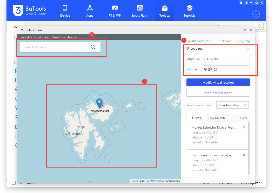 3uTools V2.62 Update: Support Virtual Location on iOS 16 Devices